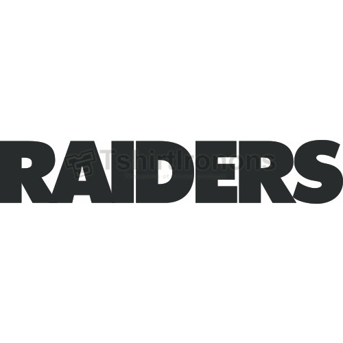 Oakland Raiders T-shirts Iron On Transfers N664 - Click Image to Close